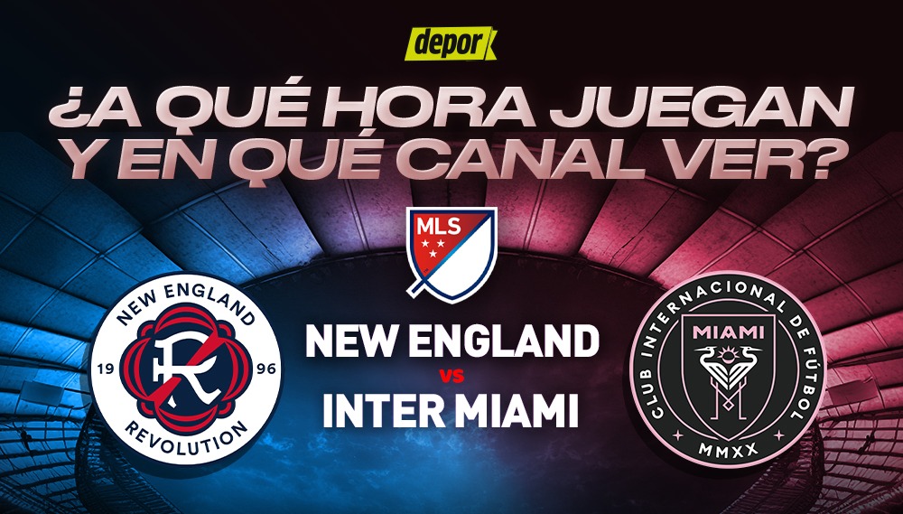 Inter Miami vs. New England Revolution por la MLS. (Diseño: Depor)