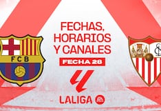 Barcelona vs. Sevilla: fecha, horarios y canales de TV por LaLiga