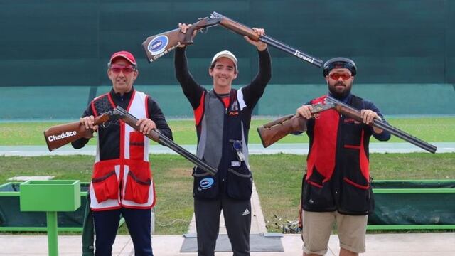 ¡Dio en el plato! Alessandro De Souza se colgó dos medallas de oro en Campeonato Iberoamericano de Tiro