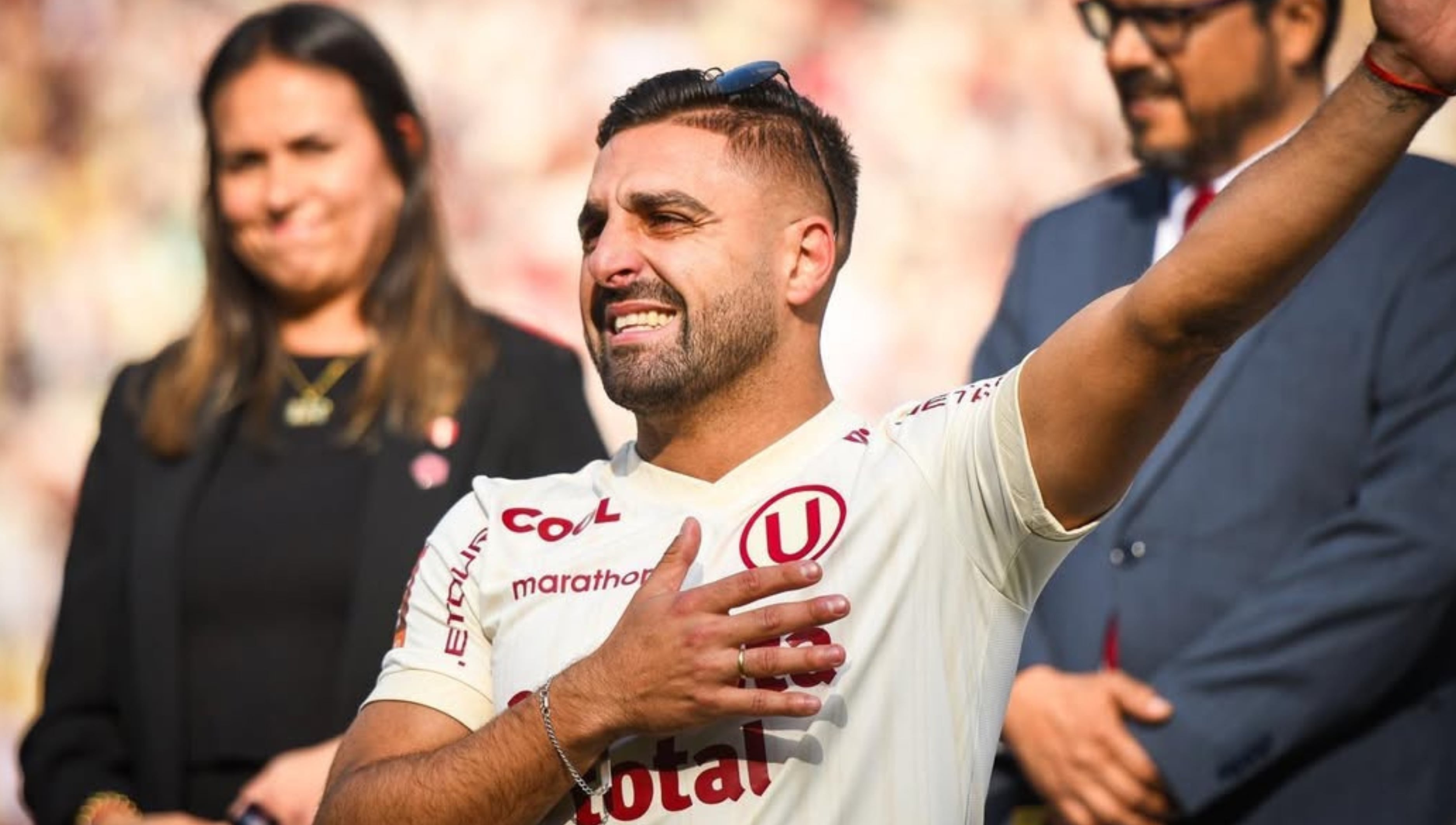 Luis Urruti fue campeón con Universitario de Deportes en el 2023 (FOTO: Instagram Luis UrrutiI)