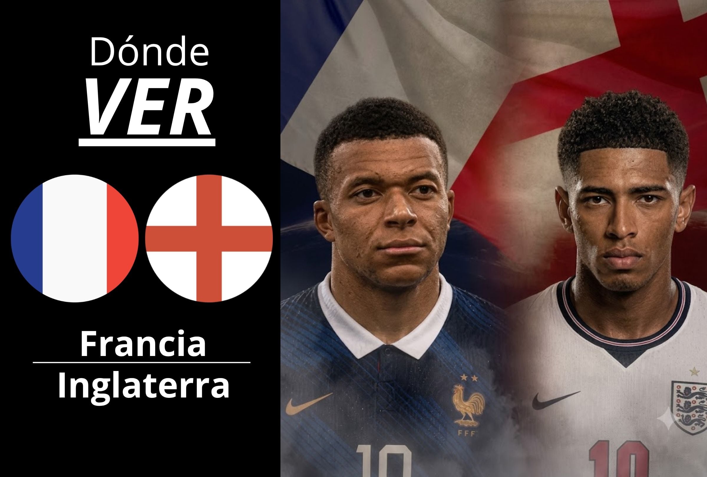 Revisa cómo y dónde ver el partido Francia vs. Inglaterra EN VIVO y EN DIRECTO por TV y Streaming online, por el tercer puesto la Copa Mundial 2026. (Foto: Composición Depor)