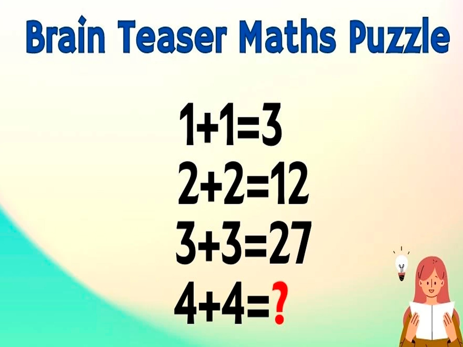 RETO MATEMÁTICO | En la imagen se aprecian distintas ecuaciones y debes encontrar la solución en pocos segundos.| Foto: fresherslive