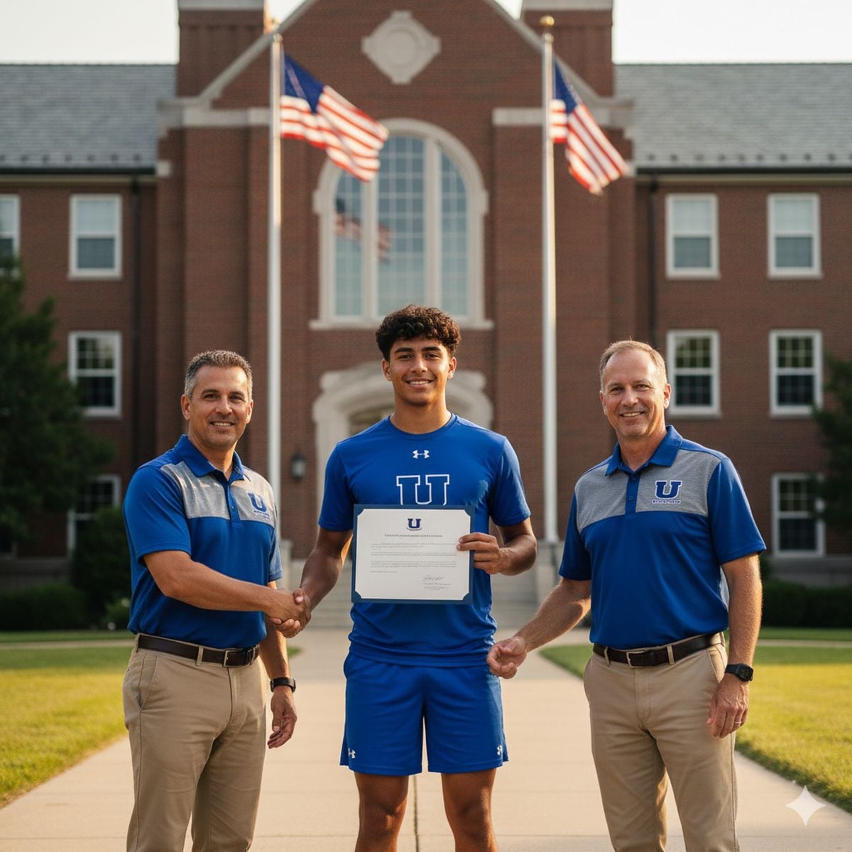 Muchos atletas talentosos se quedan sin beca porque empiezan tarde, no cuidan su expediente académico o no saben cómo mostrarse a los coaches universitarios (Crédito: Imagen creada por Grupo El Comercio usando la IA de Gemini)