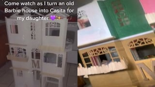Inspirada en ‘Encanto’, madre hace impresionante transformación de vieja casa de muñecas de su hija