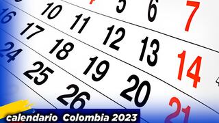 Calendario en Colombia 2023: ¿cuántos feriados, puentes y días festivos tiene este año?