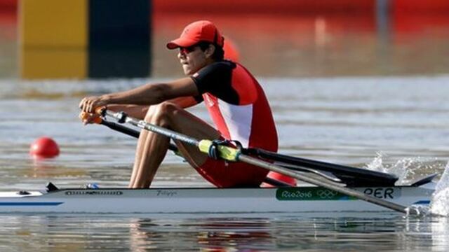 Peruano Renzo León quedó sexto en cuartos de final de remo en Río 2016