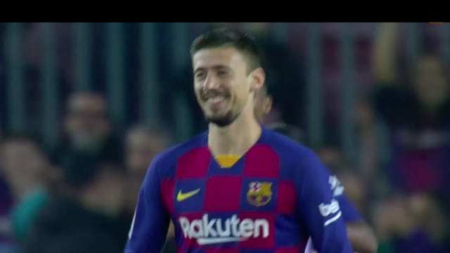 Tan fácil que ni él lo cree: Lenglet adelanta al Barcelona ante Valladolid... ¡en el arranque del duelo! [VIDEO]