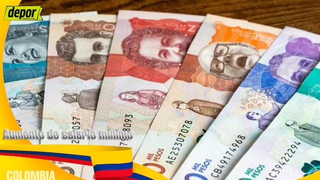 ¿En cuánto aumentará el salario mínimo en Colombia y desde cuándo será? 