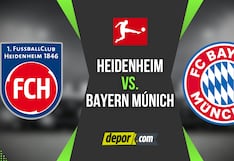 Ver hoy Bayern vs. Heidenheim EN VIVO vía ESPN y Disney Plus por la Bundesliga