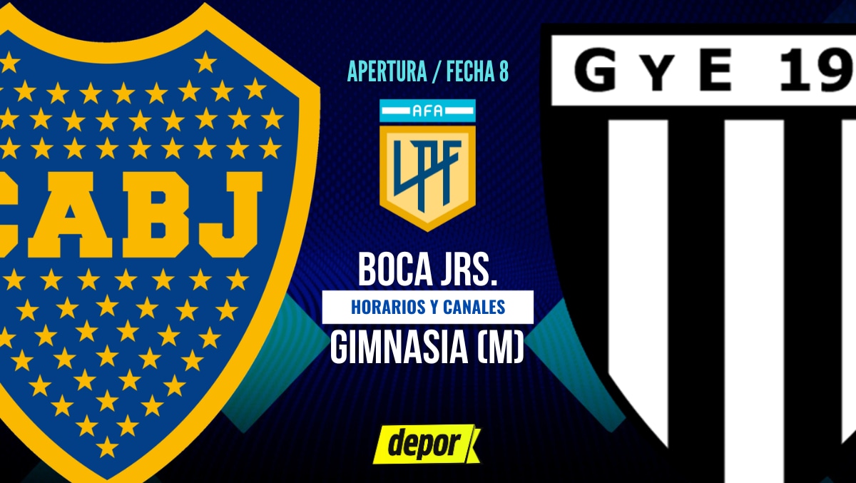 Boca vs. Gimnasia Mendoza: fecha, horarios y canales de TV para ver por el Torneo Apertura 2026.