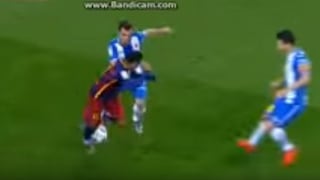 Youtube: Neymar intentó una 'bicicleta' e hizo enojar a jugador de Espanyol