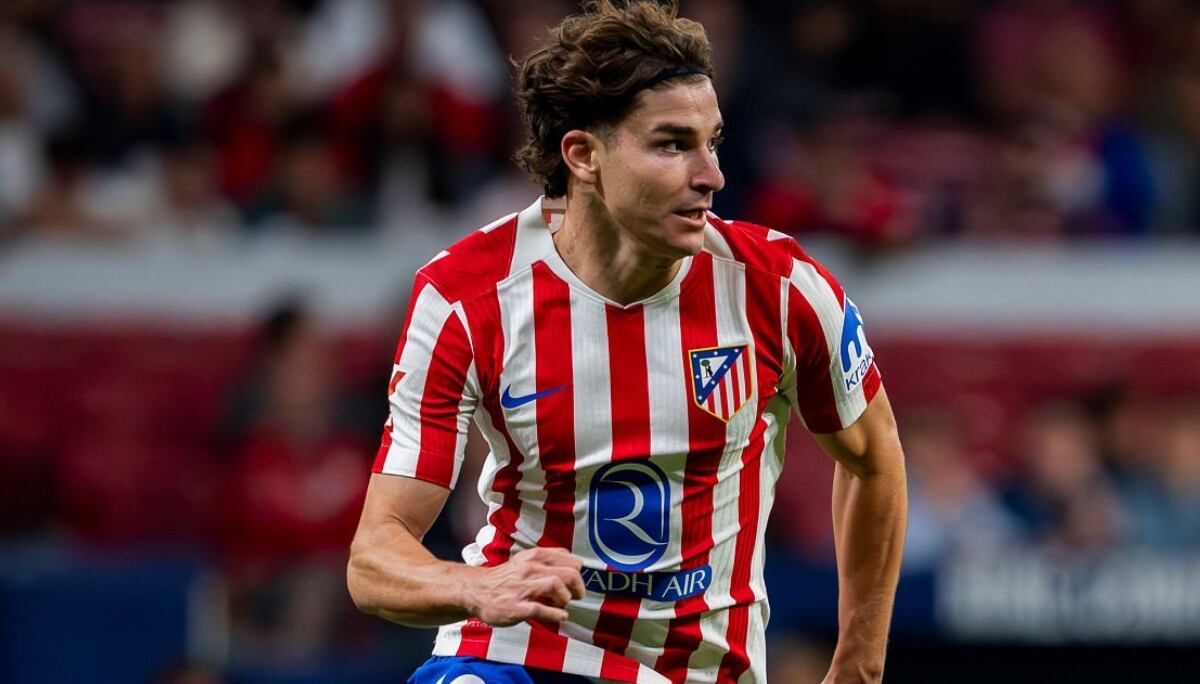 Julián Álvarez llega al derbi después de marcar un 'hat-trick' frente al Rayo Vallecano. (Foto: Getty Images)