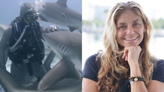 Cristina Zenato, la mujer que introduce sus manos en las fauces de los tiburones