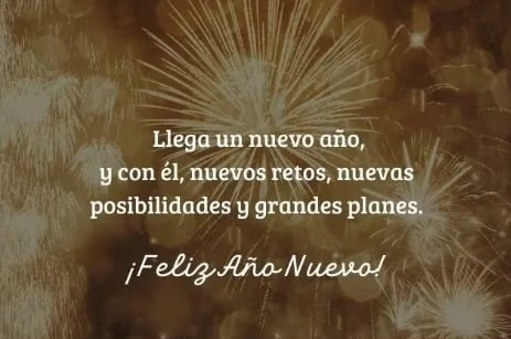 Frases cortas de Año Nuevo 2024.