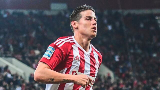 Con golazo de James Rodríguez: Olympiacos vence 5-0 al Asteras por la Superliga de Grecia