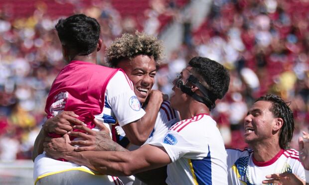 Venezuela remontó y venció por 2-1 a Ecuador, por la fecha 1 de la Copa América. (Foto: Conmebol)