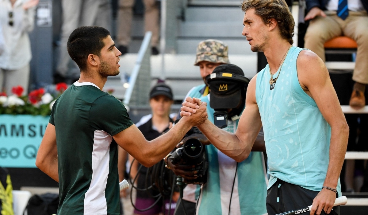 Alcaraz y Zverev por los cuartos de final del US Open que se jugará en Estados Unidos: (Foto: Agencias).