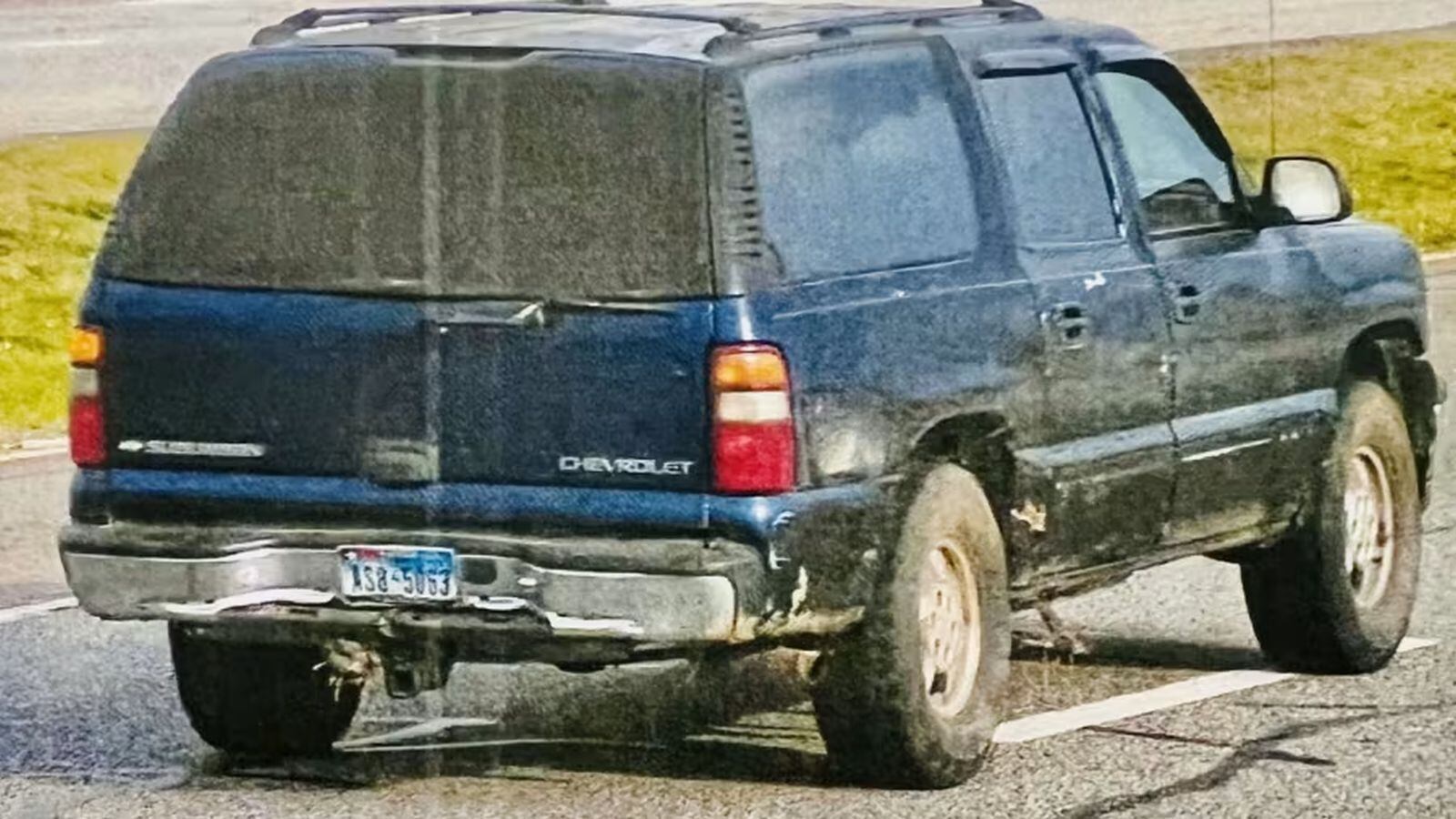 La camioneta con que Don Steven McDougal donde tenía que llevar a Audrii Cunningham, de 11 años, a la parada de autobús. Los policías hallaron en el vehículo evidencia que lo compromete en el crimen (Foto: Oficina del Sheriff del condado de Polk)
