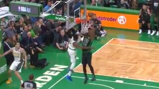 ¡Increíble! Thaddeus Young bloqueó de una manera espectacular un tiro de los Celtics [VIDEO]