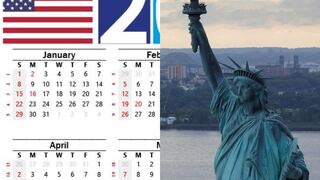 Calendario 2023 en Estados Unidos: ¿qué días del año son festivos y cuáles feriados?