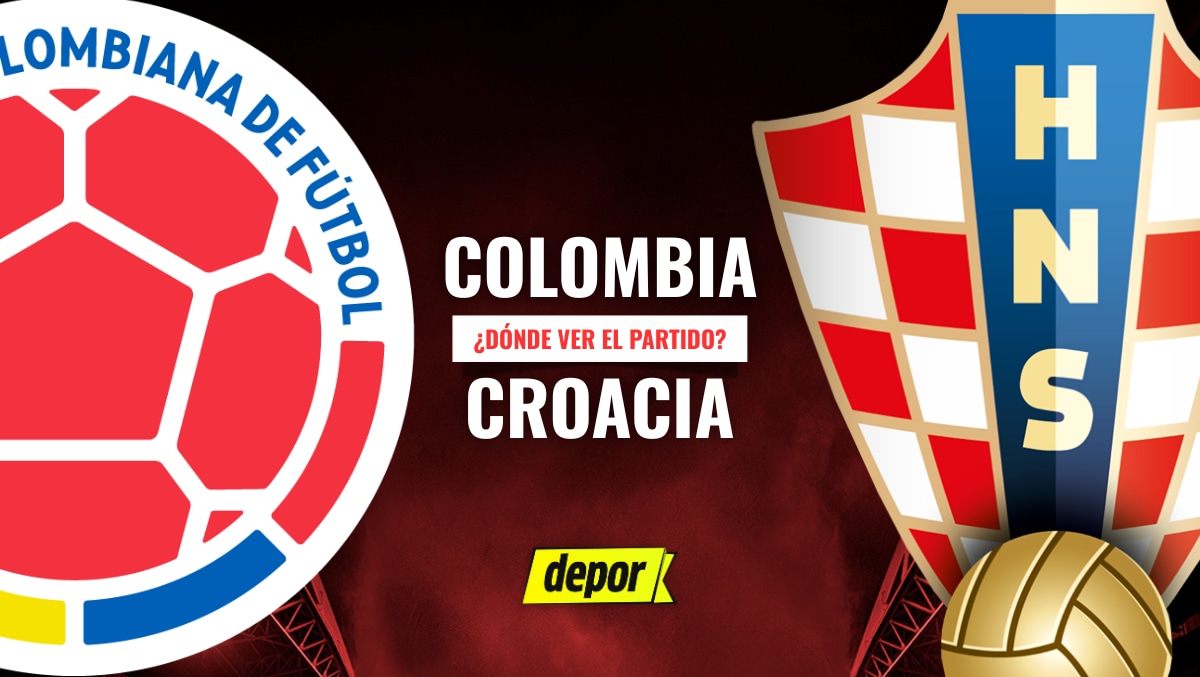 Colombia vs. Croacia se enfrentan en un amistoso internacional por la fecha FIFA de marzo. (Diseño: Depor)