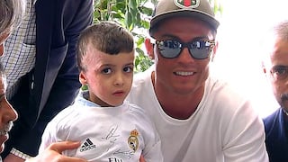 Cristiano Ronaldo cumplió sueño a pequeño sobreviviente a ataque terrorista