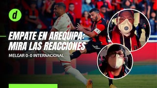 Melgar 0 - 0 Internacional: estas fueron las reacciones del partido por los cuartos de final de la Copa Sudamericana
