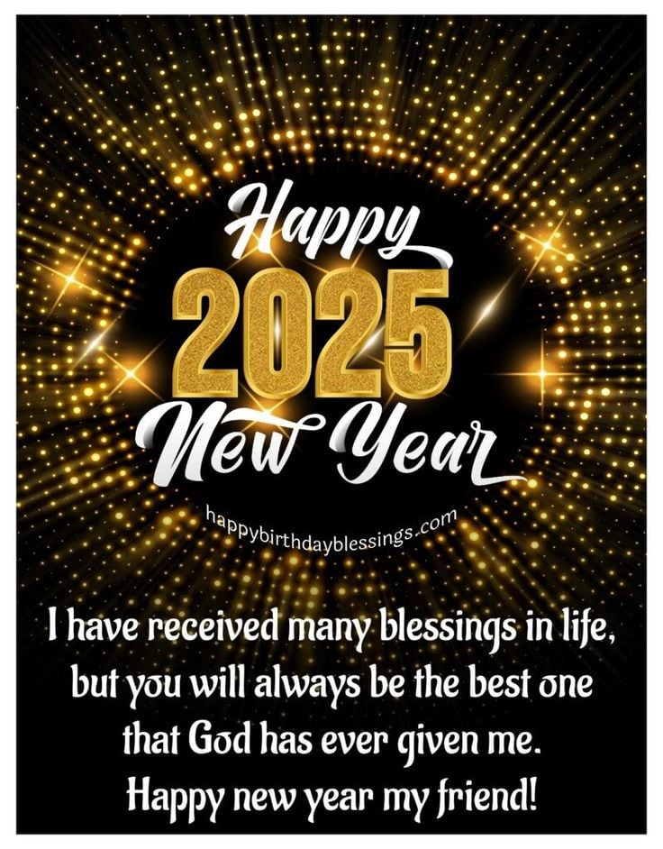 Dedicate one of these cards or images with phrases and motivational messages, to receive a Happy New Year 2025 this January 01. (Photo: Pinterest)