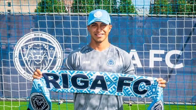 Sumó minutos: Luis Iberico debutó en la victoria por 3-1 del Riga FC 