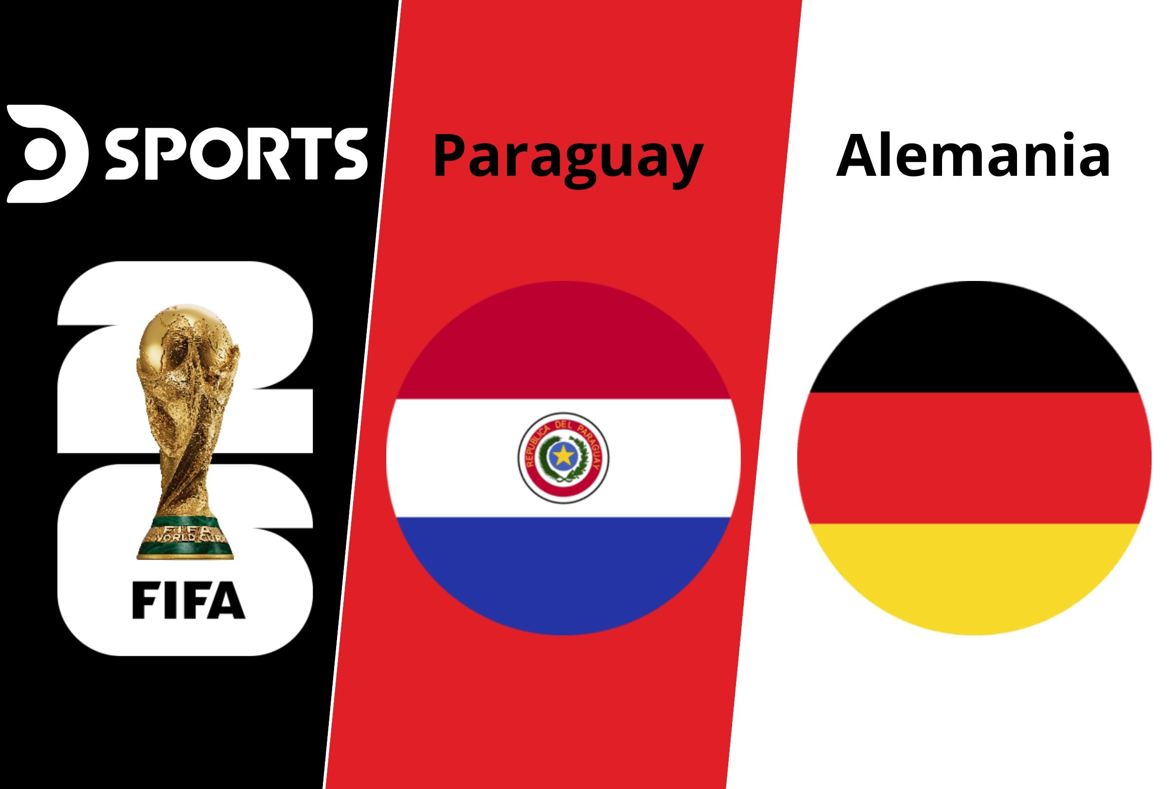 Sigue la señal DirecTV y DGO para ver el partido Paraguay vs. Alemania EN VIVO y EN DIRECTO por los 16vos de final de la Copa Mundial 2026. (Foto: Composición Depor)