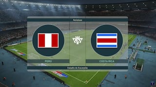Perú vs. Costa Rica se juega en PES 2019: ¿cómo quedó la simulación del partido? [VIDEO]