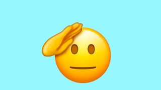 Qué es realmente el emoji con saludo militar en WhatsApp