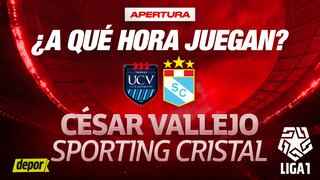 Sporting Cristal vs. César Vallejo: ¿a qué hora juegan hoy?