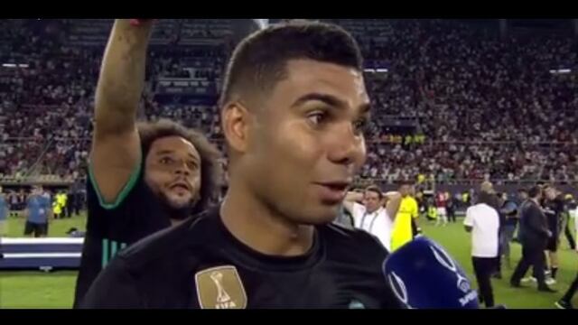 Agua fría, bien fría: la cruel broma de Marcelo a Casemiro durante entrevista [VIDEO]