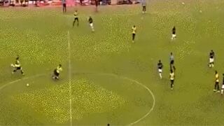 ¿Andrea quién? Tomás Costa mandó al suelo a Pirlo tras impresionante barrida en el Alianza Lima vs. Barcelona [VIDEO]