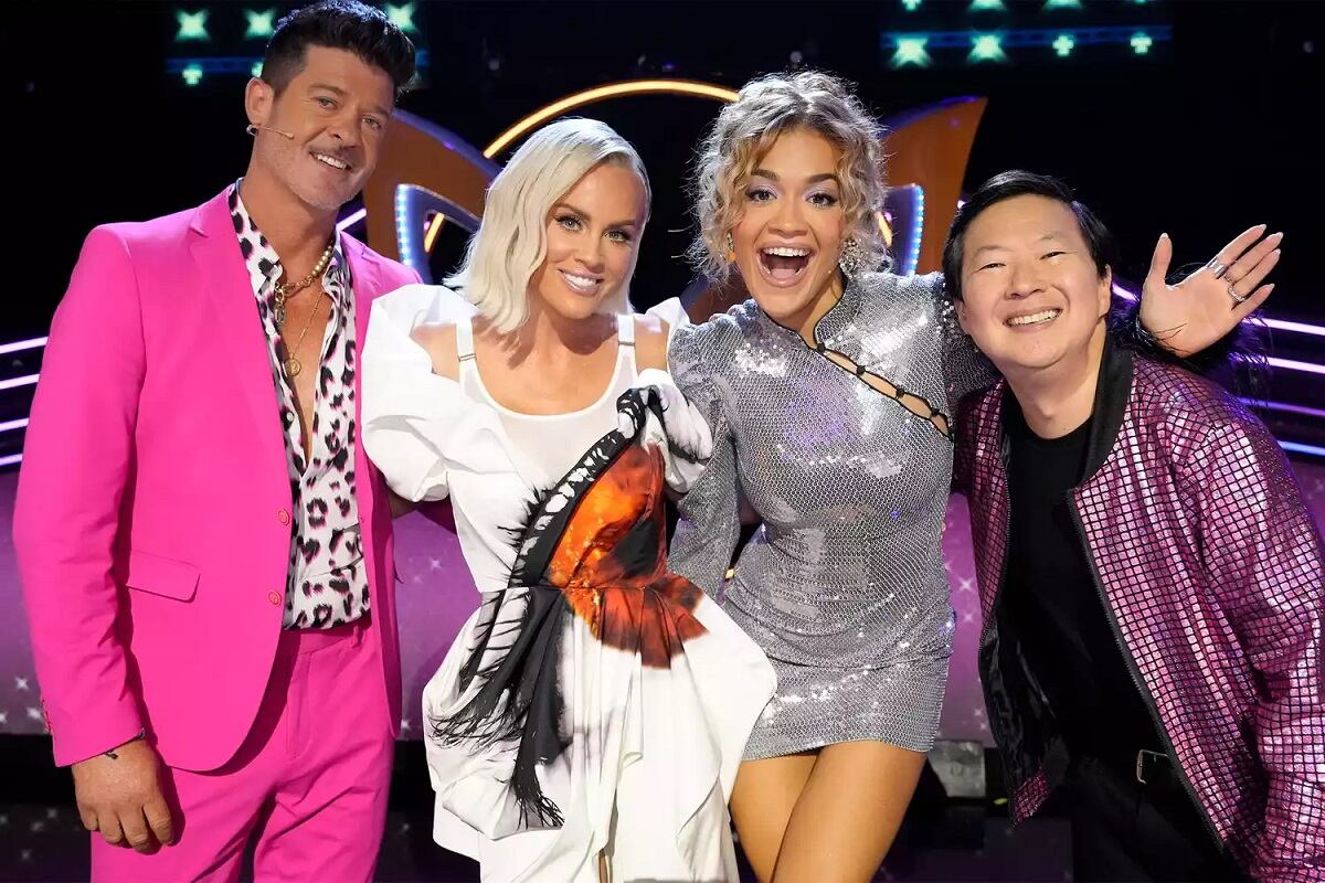 Robin Thicke, Jenny McCarthy-Wahlberg, Rita Ora y Ken Jeong son los panelistas de en la temporada 11 de "The Masked Singer" (Foto: Fox)
