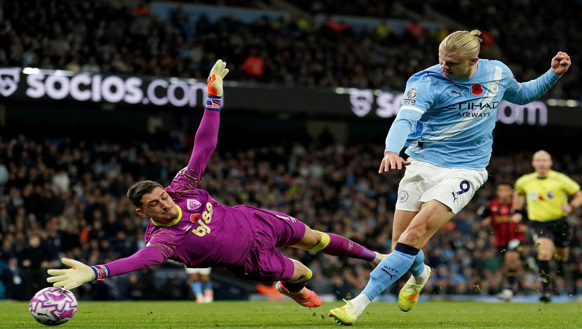 Los Citizens saldrán por su tercera victoria en la Champions League en el duelo Manchester City vs Borussia Dortmund (Crédito: Alamy Stock Photo).