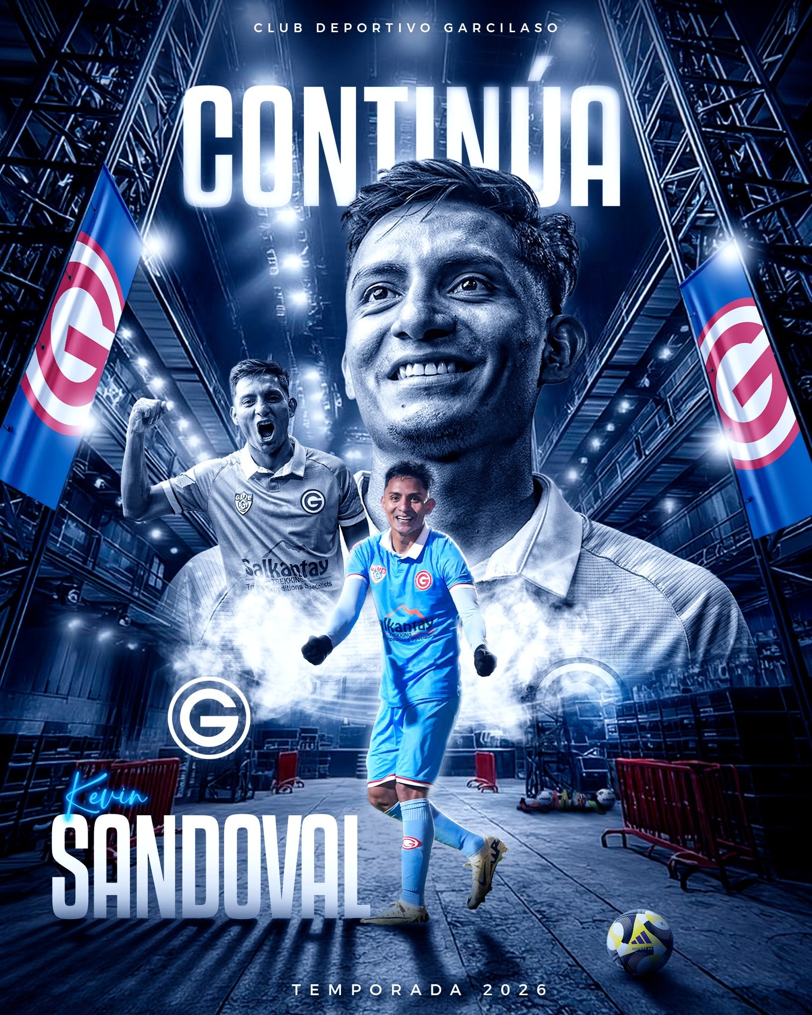 Kevin Sandoval jugará en Deportivo Garcilaso. (Foto: Deportivo Garcilaso)