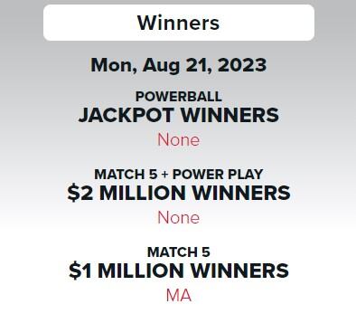 Nadie se llevó el premio mayor el 21 de agosto (Foto: Powerball)