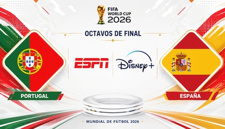 Disney Plus transmitió el partido Portugal 0-1 España por el Mundial 2026