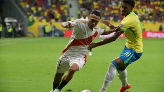 Desdibujados: Perú cayó goleado por 4-0 ante Brasil por Eliminatorias