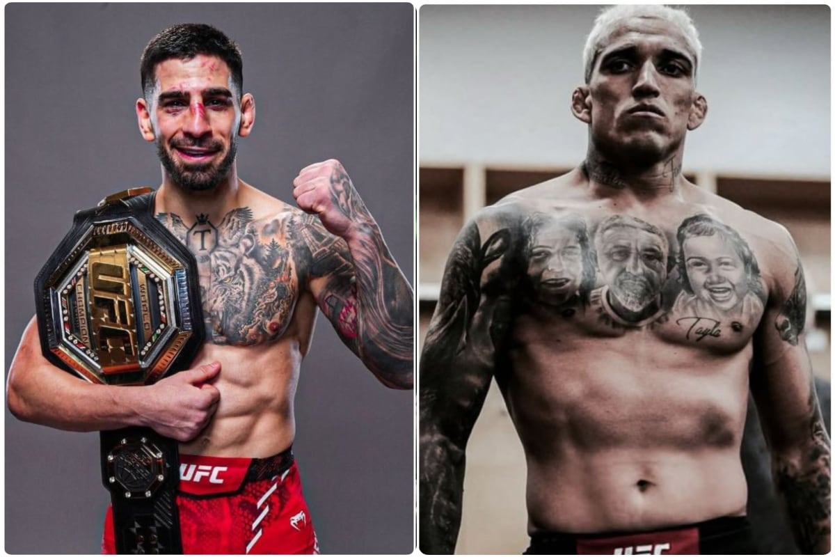 Ilia Topuria vs. Charles Oliveira clash on June 28 at T-Mobile Arena for the vacant UFC lightweight championship. (Photo: Instagram)