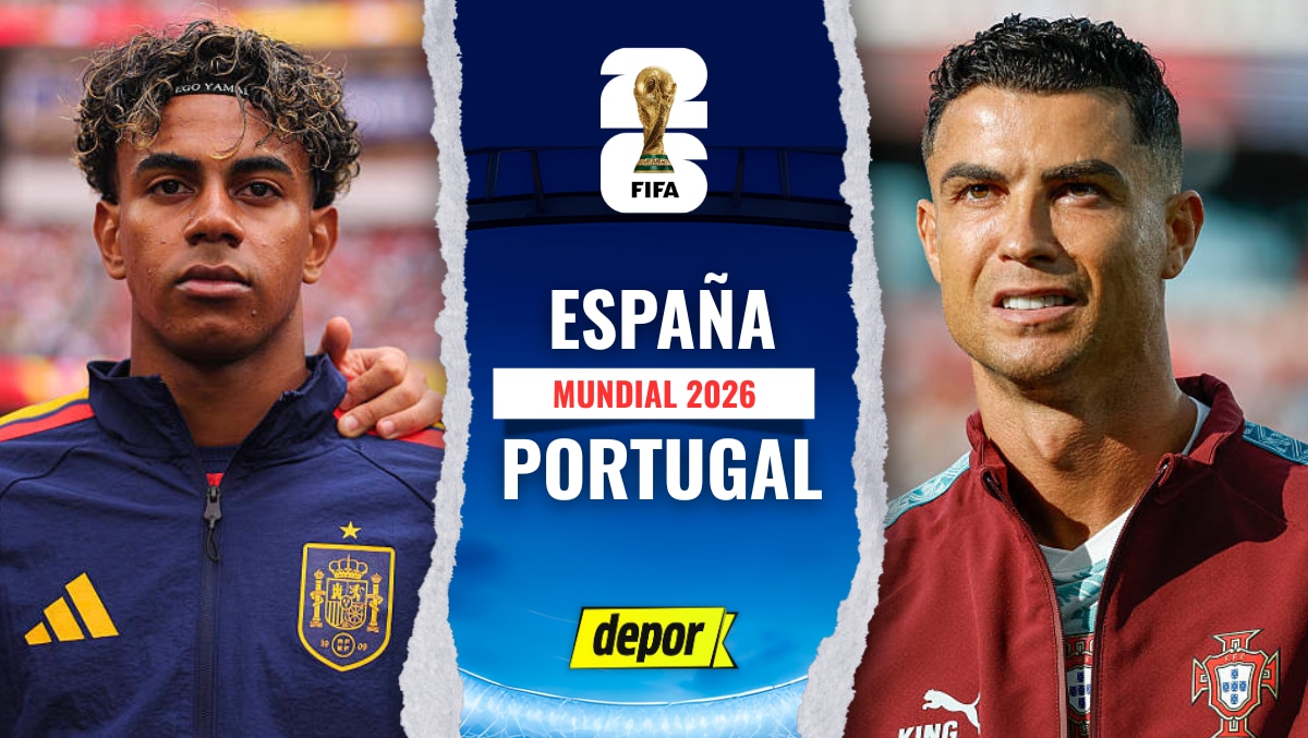 España vs. Portugal se enfrentan por los octavos de final. (Foto: Composición Depor)