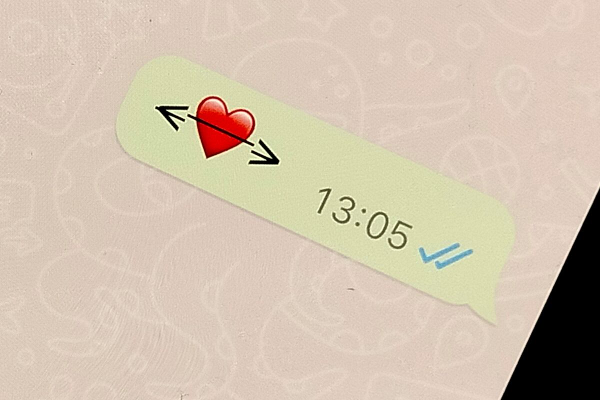 WHATSAPP | De esta manera debe quedar el corazón de WhatsApp oculto con el truco que te enseñamos. (Foto: MAG - Rommel Yupanqui)