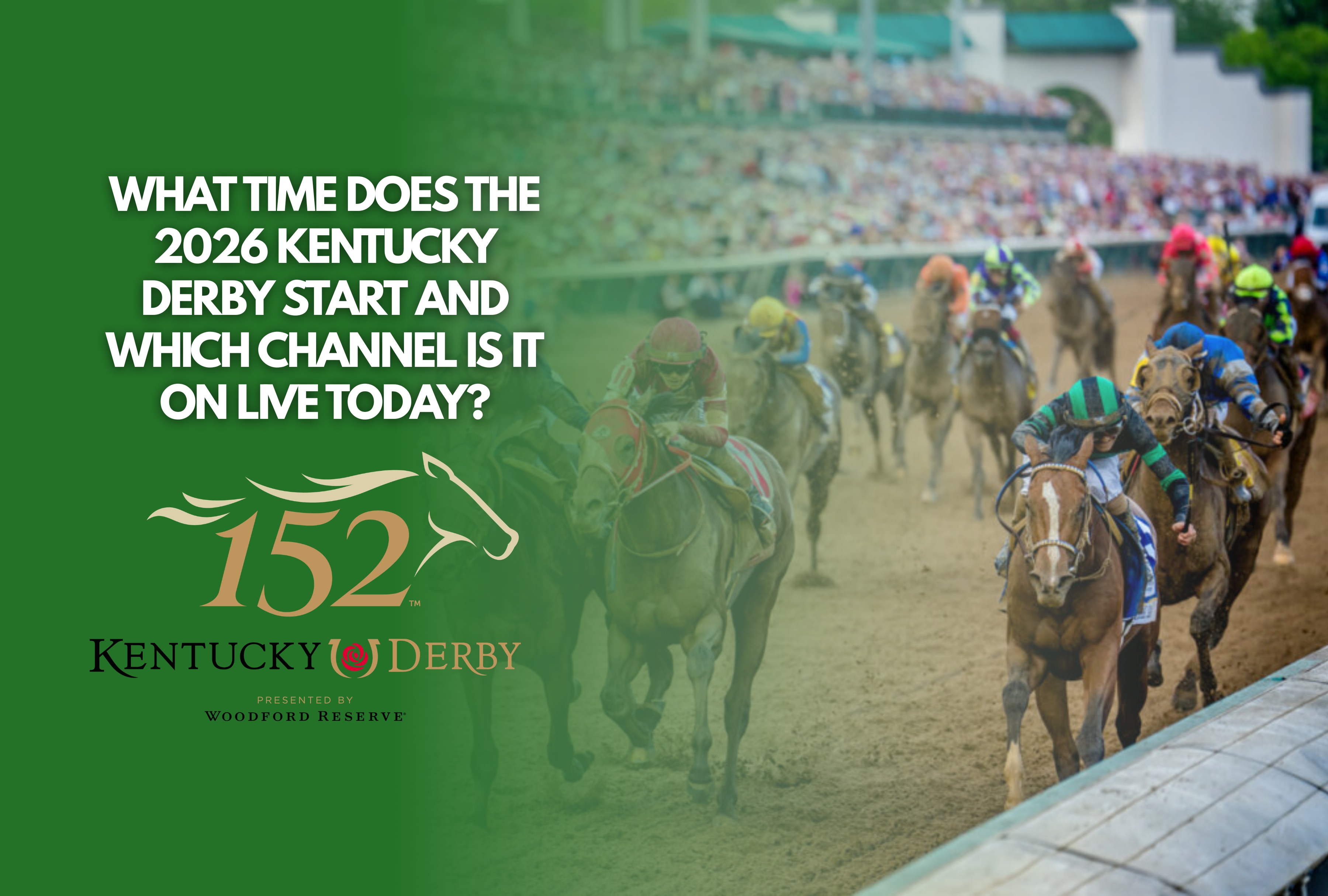 Fans across the United States are preparing for the 152nd Kentucky Derby today. Knowing exactly what time the race starts and which channel is broadcasting live ensures you won't miss the most exciting two minutes in sports from Churchill Downs. | Photo by kentuckyderby.com / Depor