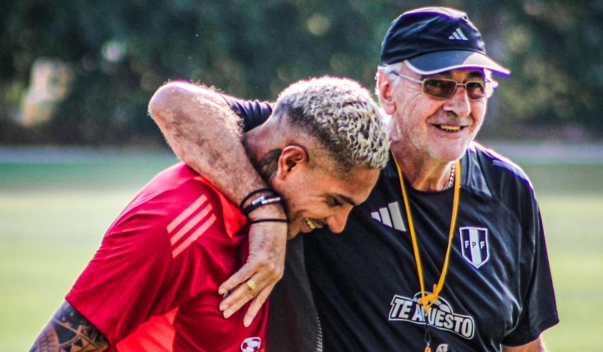 Jorge Fossati y Paolo Guerrero votaron en los premios The Best 2024. (Foto: Bicolor)
