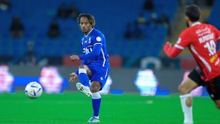 No pudo ‘picar’: André Carrillo jugó en empate de Al Hilal 1-1 con Al Raed por la liga de Arabia Saudita