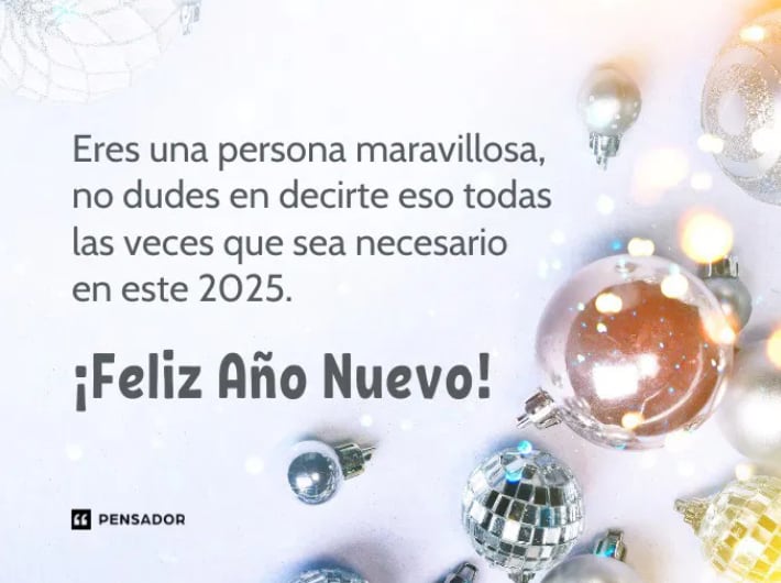 Imágenes para dedicar a tus seres queridos en Año Nuevo 2025. (Foto: Pinterest).