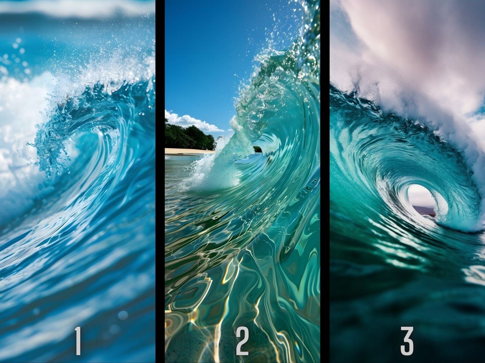 TEST VISUAL | Una de estas olas te revelará qué necesitas mejorar para ser invencible mentalmente. (Foto: Composición Freepik / Depor)