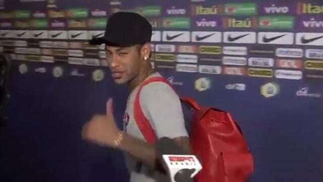 La reacción de Neymar luego de la clasificación de Argentina y Messi al Mundial